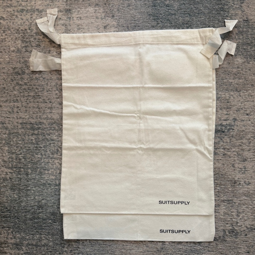 Set of 2 SuitSupply Protective Dust/Shoe Bag